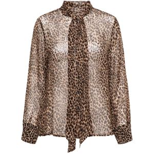 &Co Woman, Dames, Blouses & Shirts, Bruin, Maat: 2XL Poliester,