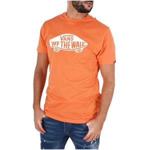 Vans, Heren, Tops, Oranje, Maat: XL Katoen,
