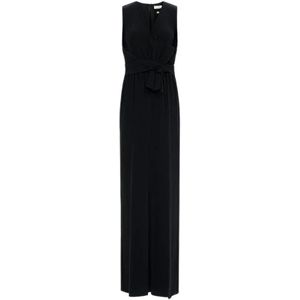 Max Mara, Dames, Jumpsuits & Playsuits, Zwart, Maat: XS Zijde,