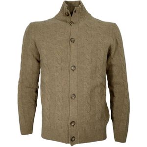 Cashmere Company, Heren, Truien, Beige, Maat: M Wol,