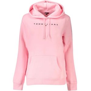 Tommy Hilfiger, Dames, Sweatshirts & Hoodies, Roze, Maat: M Katoen,
