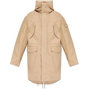 Canada Goose, Heren, Mantels, Beige, Maat: L Katoen,