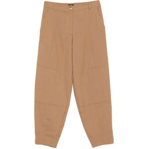 Pinko, Dames, Broeken, Bruin, Maat: 2XS
