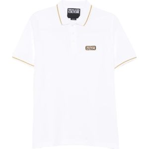 Versace Jeans Couture, Heren, Tops, Wit, Maat: M