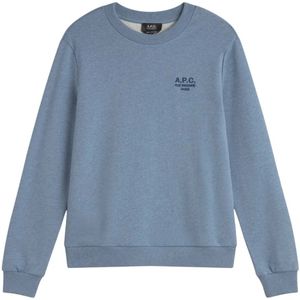 A.p.c., Dames, Sweatshirts & Hoodies, Blauw, Maat: 2XS
