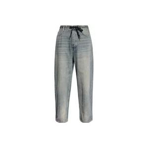Balenciaga Jeans met een vintage effect , Blue , Heren , Maat: 2XS