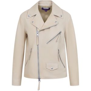 Ralph Lauren, Dames, Jassen, Beige, Maat: XS Leer,