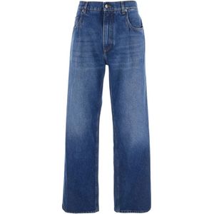 Dolce & Gabbana, Heren, Jeans, Blauw, Maat: S Denim,