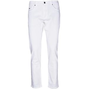 Hugo Boss, Heren, Jeans, Wit, Maat: W29 Katoen,