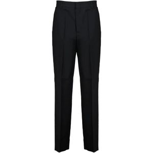 Moschino, Dames, Broeken, Zwart, Maat: XS Wol,