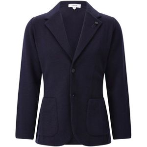 Lardini, Heren, Jassen, Blauw, Maat: XL Wol,