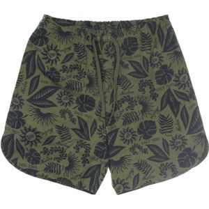 New Era, Heren, Korte broeken, Groen, Maat: S Katoen,
