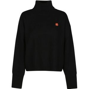 Kenzo, Dames, Truien, Zwart, Maat: M