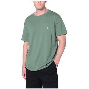 Polo Ralph Lauren, Heren, Tops, Groen, Maat: S Katoen,