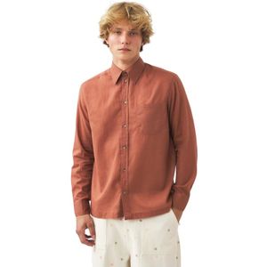 Antik Batik, Heren, Overhemden, Bruin, Maat: S Katoen,