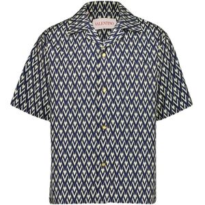 Valentino Garavani, Heren, Overhemden, Veelkleurig, Maat: M Katoen,