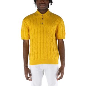 Drole de Monsieur, Heren, Truien, Geel, Maat: S Katoen,