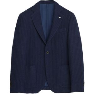 L.b.m. 1911, Heren, Jassen, Blauw, Maat: 2XL Jersey,