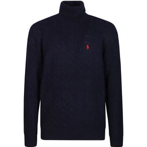 Polo Ralph Lauren, Heren, Truien, Blauw, Maat: S Wol,