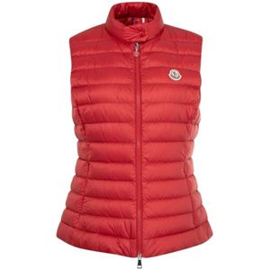Moncler, Dames, Jassen, Rood, Maat: XS