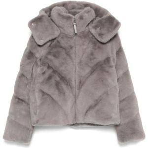 Mackage, Dames, Jassen, Grijs, Maat: S Poliester,