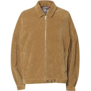 Max Mara, Dames, Jassen, Bruin, Maat: M Katoen,