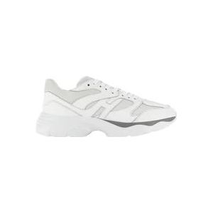 Hogan Witte Sneakers Klassiek Model , White , Heren , Maat: 40 EU