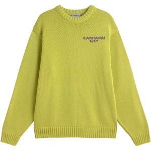 Carhartt Wip, Heren, Truien, Groen, Maat: M Katoen,