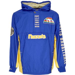 Mitchell & Ness, Heren, Sport, Blauw, Maat: L Nylon,