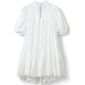 Sofie Schnoor - Woman Sibbasw Dress - Jurk - Wit - 100% Katoen