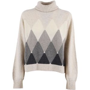 Ballantyne, Dames, Truien, Beige, Maat: XS