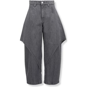 JW Anderson, Dames, Jeans, Grijs, Maat: W28 Katoen,
