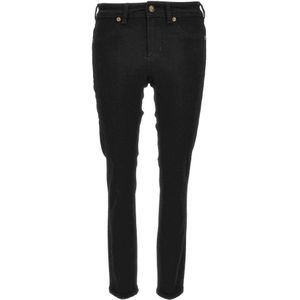 Versace Jeans Couture, Dames, Jeans, Zwart, Maat: W26 Katoen,