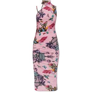 Versace Jeans Couture, Dames, Jurken, Roze, Maat: XS