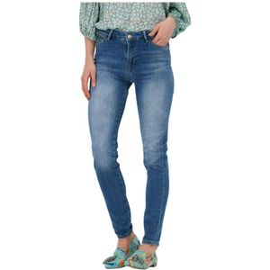 Summum Woman, Dames, Jeans, Blauw, Maat: XS Katoen,