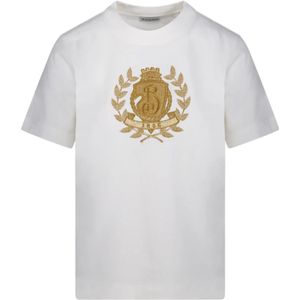 Burberry, Dames, Tops, Wit, Maat: XS Katoen,