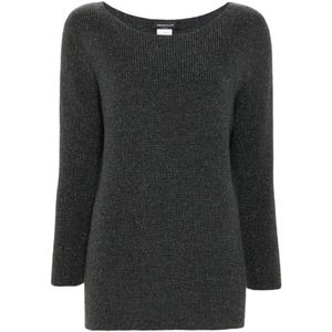 Fabiana Filippi, Dames, Truien, Grijs, Maat: L Wol,