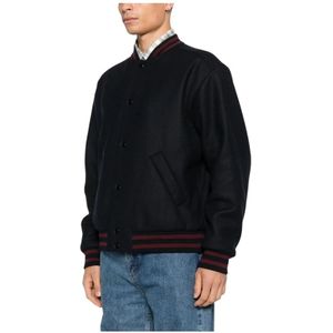 A.p.c., Heren, Jassen, Blauw, Maat: XL Wol,