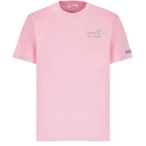 Saint Barth, Heren, Tops, Roze, Maat: S Katoen,