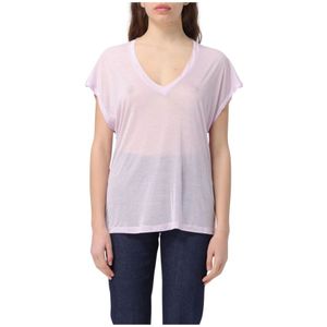 Dondup - T-shirt - Roze - Dames