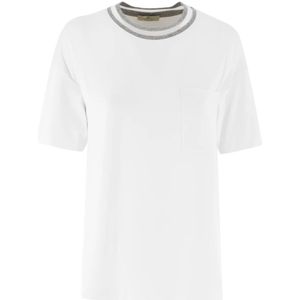 Panicale, Dames, Tops, Wit, Maat: L