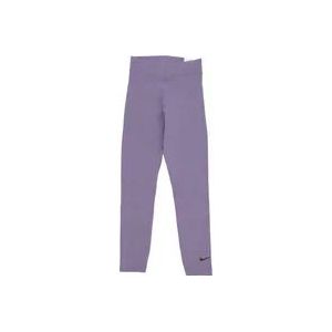 Nike Klassieke hoge taille leggings , Purple , Dames , Maat: XS
