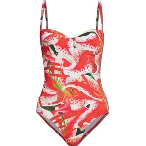 Tory Burch, Dames, Badkleding, Rood, Maat: L