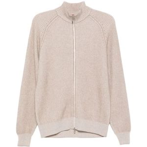 Brunello Cucinelli, Heren, Truien, Beige, Maat: M