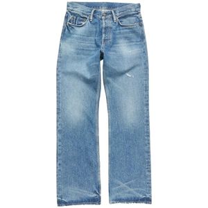 Acne Studios, unisex, Jeans, Blauw, Maat: S Katoen,