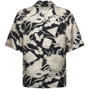 Amiri, Heren, Overhemden, Zwart, Maat: XL