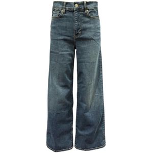 Frame, Dames, Jeans, Blauw, Maat: W25 Katoen,