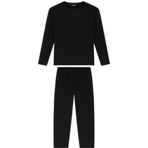 Emporio Armani, Heren, Nachtkleding & Lounge, Zwart, Maat: S Tweed,