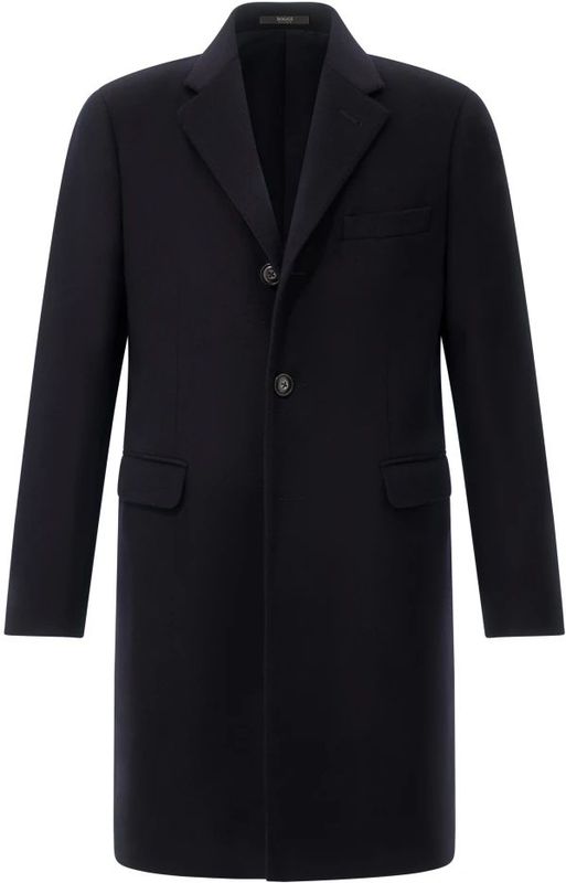 Boggi Milano, Heren, Mantels, Blauw, Maat: XS Kasjmier,