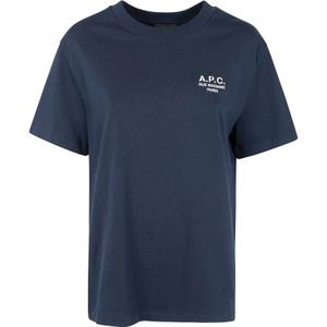 A.p.c., Dames, Tops, Blauw, Maat: M